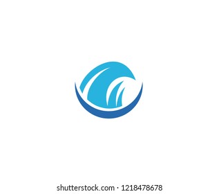 Wave logo icon 