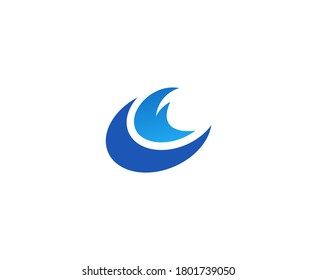 Icono de Wave logo icono de navegación vectorial 
