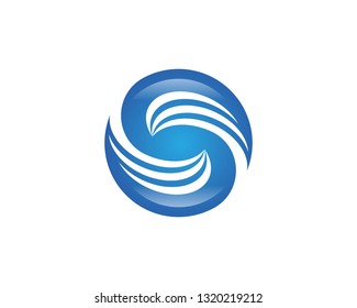 Wave Logo Icon vector
