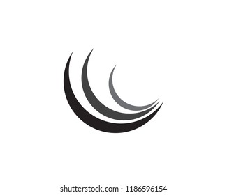 Wave Logo Illustrator Vector Stock Vector (royalty Free) 1186596154 