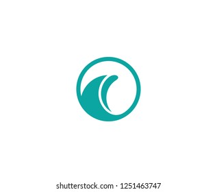 Wave logo sea