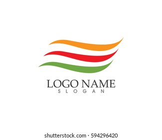 Wave logo and symbol 
