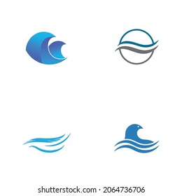 logotipo de onda e imágenes de símbolo