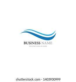  wave logo and symbolvector illustration