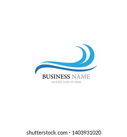  wave logo and symbolvector illustration