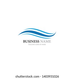  wave logo and symbolvector illustration