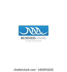  wave logo and symbolvector illustration