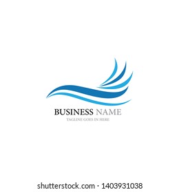  wave logo and symbolvector illustration