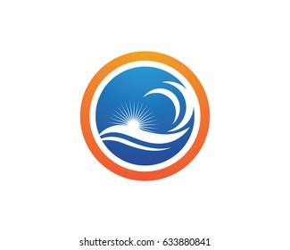 Wave Logo Template