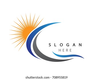Wave Logo Template