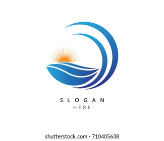 Wave Logo Template