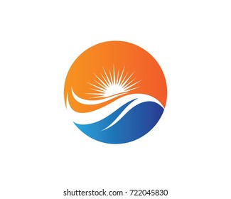 Wave Logo Template