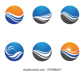 Wave Logo Template