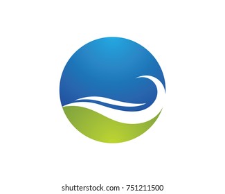 Wave Logo Template