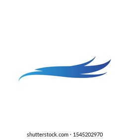 Wave logo template design. Icon wave illustration vector.