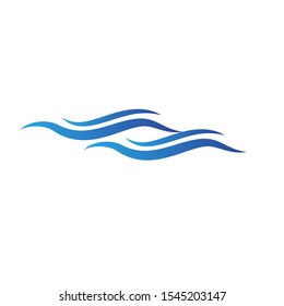 Wave logo template design. Icon wave illustration vector.