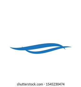 Wave logo template design. Icon wave illustration vector.