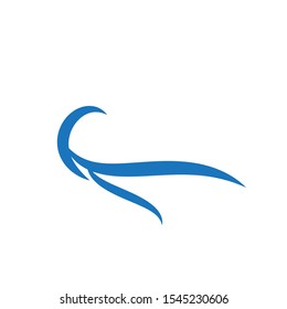 Wave logo template design. Icon wave illustration vector.