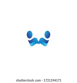 wave Logo Template vector icon design