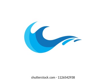 wave Logo Template vector illustration
