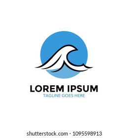 wave logo vector design. icon. vector illustration