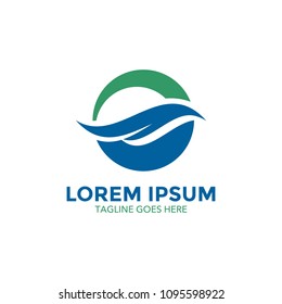 wave logo vector design. icon. vector illustration