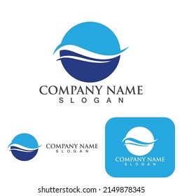 Wave Logo vector illustration design