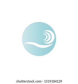wave logo vector illustration template