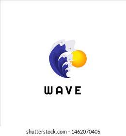 Wave logo vector for your business