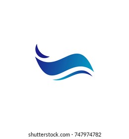 Wave Logo, Water Template