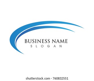 Wave logos symbols