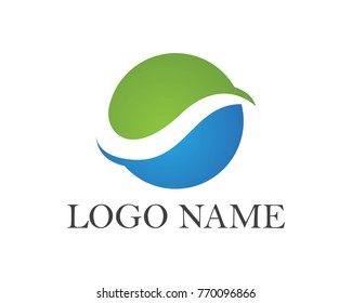 Wave logos symbols