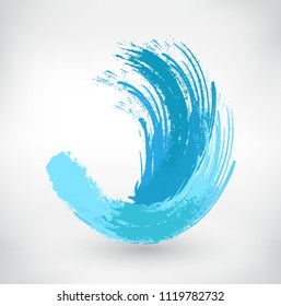 Wave logo.Vector surf symbol.