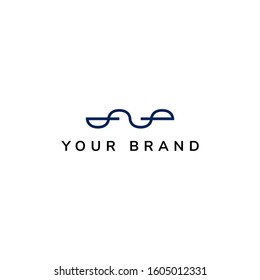 wave logo,wave audio abstract logo,abstract logo
