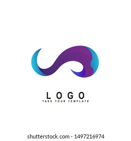 wave logo,wave of the sea design template