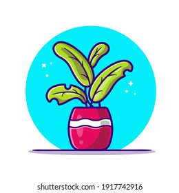 Wave of love plants Cartoon Vector Icon Illustration. Education Object Icon Concept Isolated. Flat Cartoon Style
