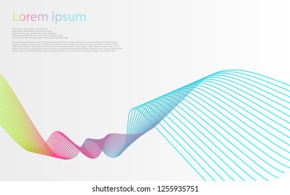 Abstract Lines Background Modern Digital Images Stock Vector (Royalty ...