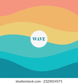 Diseño de fondo de onda mínimo, imagen de onda, océano, mar, agua, imagen ondulada, fondo mínimo