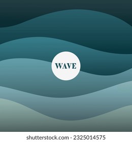 Wave minimal background design, Wave picture, Ocean, Sea, Water, Wavy picture, Minimal background