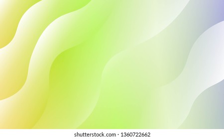Wave Modern Background. For Business Presentation Wallpaper, Flyer, Cover. Vector Illustration with Color Gradient