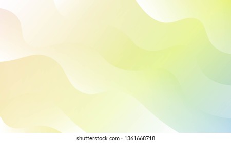 Wave Modern Background. For Business Presentation Wallpaper, Flyer, Cover. Vector Illustration with Color Gradient