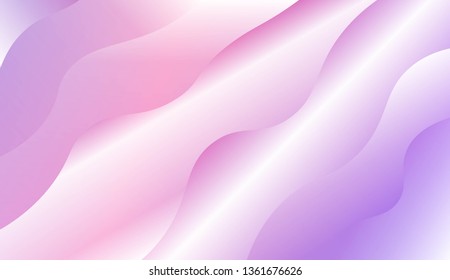 Wave Modern Background. For Business Presentation Wallpaper, Flyer, Cover. Vector Illustration with Color Gradient