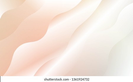 Wave Modern Background. For Business Presentation Wallpaper, Flyer, Cover. Vector Illustration with Color Gradient
