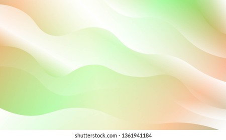 Wave Modern Background. For Business Presentation Wallpaper, Flyer, Cover. Vector Illustration with Color Gradient