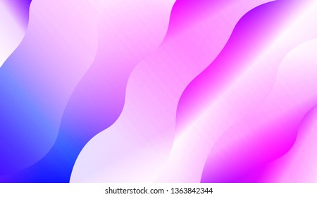 Wave Modern Background. For Business Presentation Wallpaper, Flyer, Cover. Vector Illustration with Color Gradient