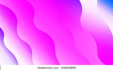 Wave Modern Background. For Business Presentation Wallpaper, Flyer, Cover. Vector Illustration with Color Gradient