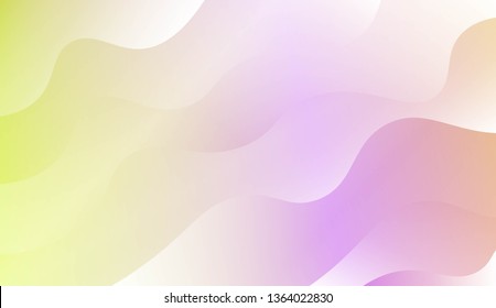 Wave Modern Background. For Business Presentation Wallpaper, Flyer, Cover. Vector Illustration with Color Gradient