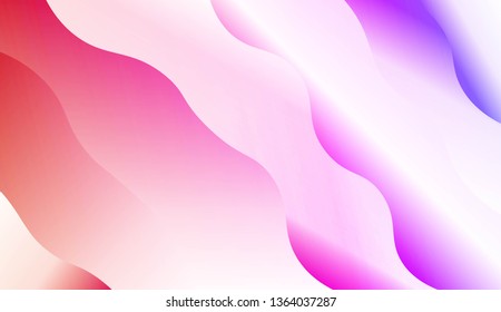 Wave Modern Background. For Business Presentation Wallpaper, Flyer, Cover. Vector Illustration with Color Gradient
