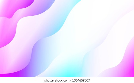 Wave Modern Background. For Business Presentation Wallpaper, Flyer, Cover. Vector Illustration with Color Gradient