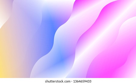 Wave Modern Background. For Business Presentation Wallpaper, Flyer, Cover. Vector Illustration with Color Gradient